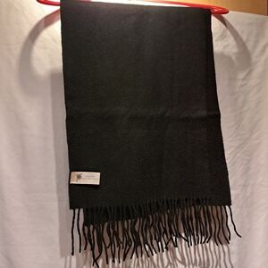Portolano Elegant Black Cashmeir Skarf